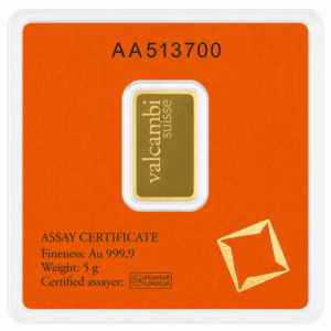 5 Gram Gold Bar